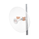 Antena direccional con diseño aerodinámico para minimiza la resistencia al viento, Ganancia de 30 dBi,  frecuencia (4.9 - 6.5 GHz), Polarización doble, incluye montaje para torre o mástil 