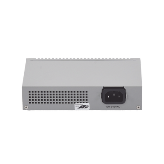 Switch Gigabit No Administrable, 5 Puertos 10/100/1000 Mbps fuente de alimentación interna