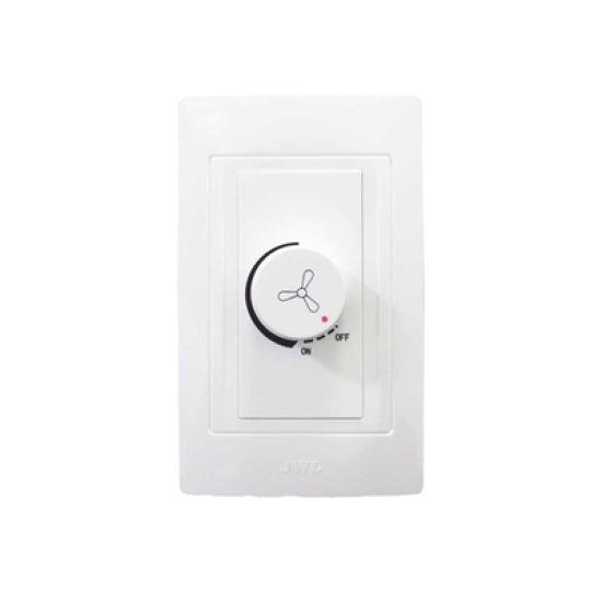 Dimmer Rotativo para Ventilador / 300 W 127 V CA / Color Blanco.