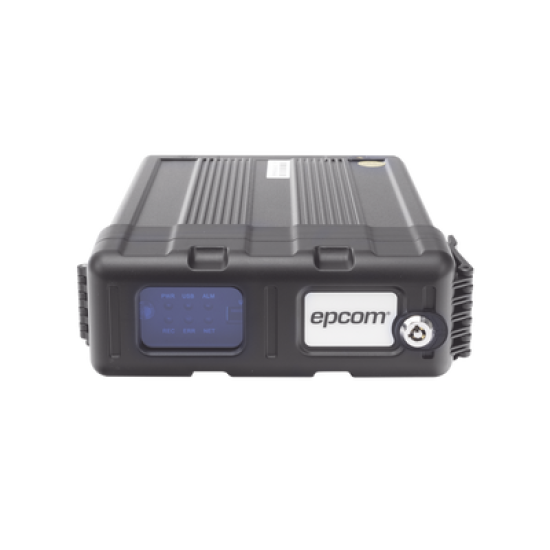 DVR Móvil / Multiplataforma / 4 Canales AHD 2 Megapixel / Almacenamiento en Memoria SD / H.265 / Chip IA Embebido / Soporta 4G / GPS