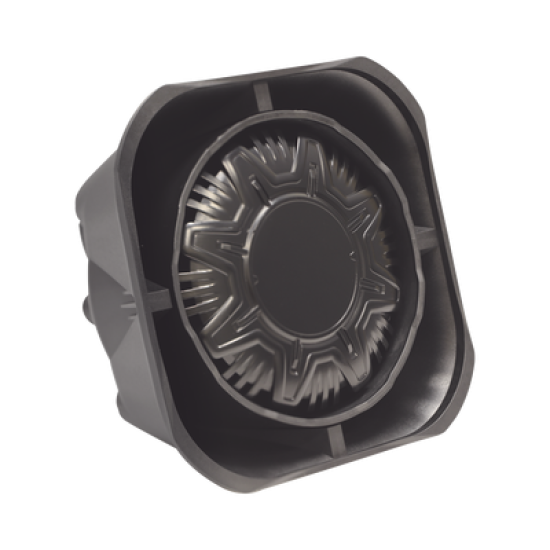 Bocina Compacta de Uso Rudo, 100 Watts de Potencia, Ideal Para Vehículos de Encubierto, Montaje Universal, 11 Ohms de Impedancia
