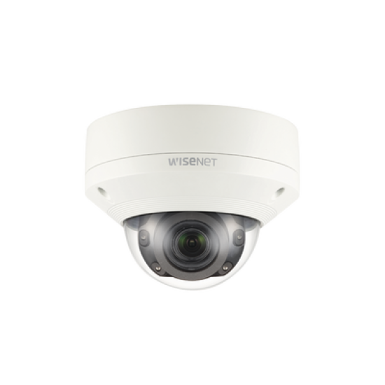Cámara IP Tipo Domo Antivandálico 2MP / Lente Motorizado 2.8-12mm / IR 50M / WDR 150db / H.265 & WiseStream II Cámara IP Tipo Domo Antivandálico 2MP / Lente Motorizado 2.8-12mm / IR 50M / WDR 150db / H.265 & WiseStream II