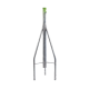 Tramo de Remate (Copete) para Tramo STZ-30 Galvanizado Electrolítico con Opresores para Pararrayo.