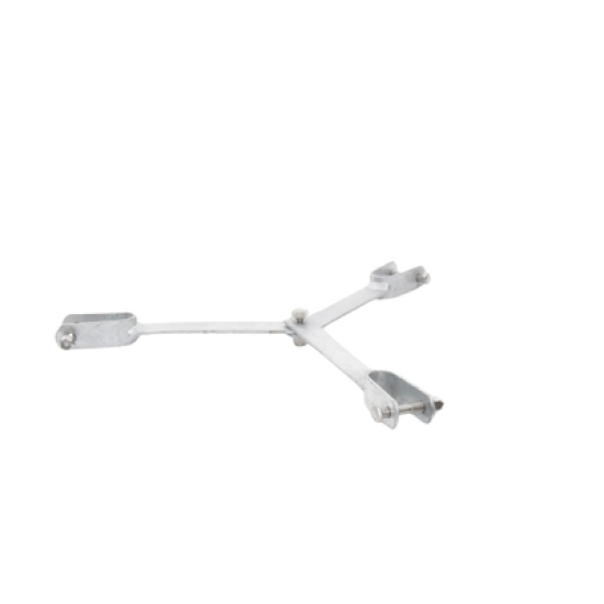 Brida para sujeción de retenida compatible con tramos STZ30G, Galvanizado por Inmersión en Caliente.