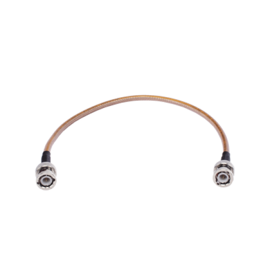 Jumper de 30.5 cm con cable LP142 BNC Macho a BNC Macho.
