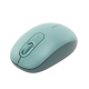 Mouse Inalámbrico 2.4G 800/1200/1600/2400 DPI / Función de 3 botones / Alcance 10m / Silencioso / Ergonómico / Anti-caída y Anti-interferencias / Color Verde / Batería Alcalina AA (incluida).