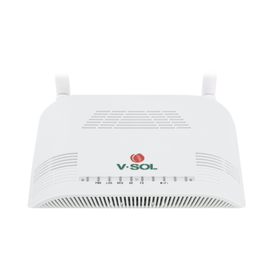ONU Dual G/EPON con Wi-Fi en 2.4 GHz + 1 puerto LAN Gigabit +  1 puerto LAN Fast Ethernet, hasta 300 Mbps vía inalámbrico