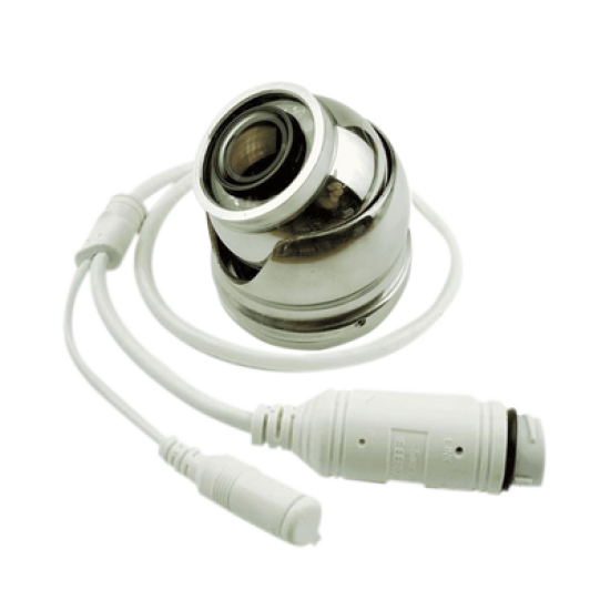 Cámara analógica IP CAM-1 grado marino, fabricada en acero inoxidable 316.