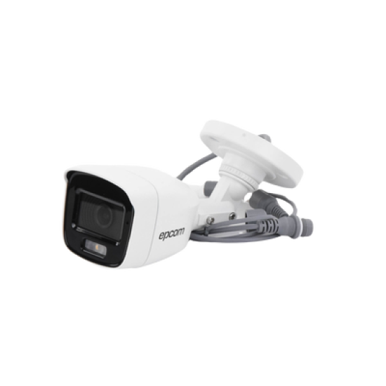 [ColorVu] Bala TURBOHD 2 Megapíxel (1080p) / Microfono Integrado / Imagen a color 24/7 / Lente 2.8 mm / METAL / Luz Blanca 20 mts / Exterior IP66 / TVI-AHD-CVI-CVBS / dWDR