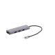 HUB USB-C (Docking Revodok) 6 en 1 | 3 Puertos USB-A 3.0 (5 Gbps) | USB-C PD 100W | HDMI 4K@30Hz | Entrada 1 RJ45 (Gigabit Ethernet) | Chip de Última Generación | Potente Disipación de Calor |  Caja de Aluminio.
