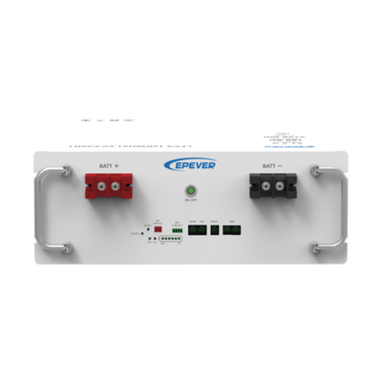 Batería de Litio LiFePO4 51.2Vcc, 5.12Kwh, Rack 4UR para Montaje en Rack,