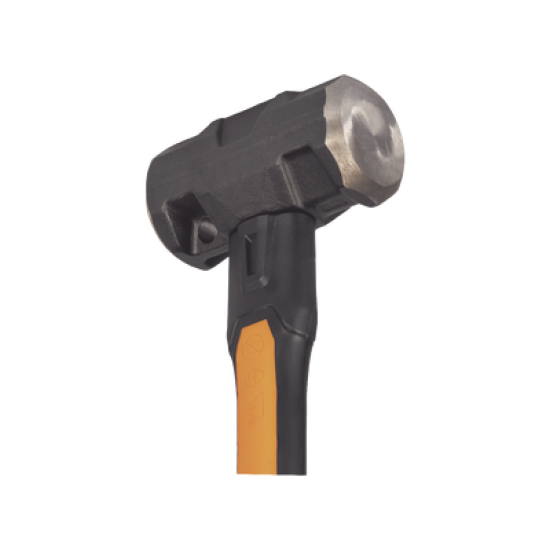 Marro de Acero de Aleación 2.72 kg., de Mango Robusto de Fibra de Vidrio con Agujero para Colgarse. Ideal para Demolición, Golpeo de estacas, Inserción de cuñas