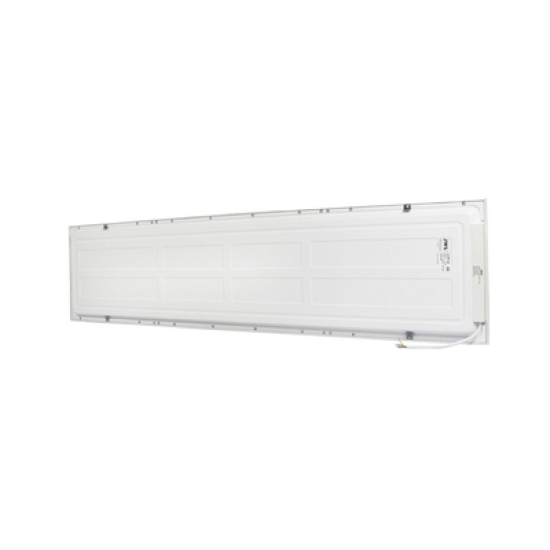 Panel LED Rectangular Empotrado o Suspendido /1195 x 295 mm / 127 Vca~60Hz / TC 6 500 K / Angulo de Luz de 140°
