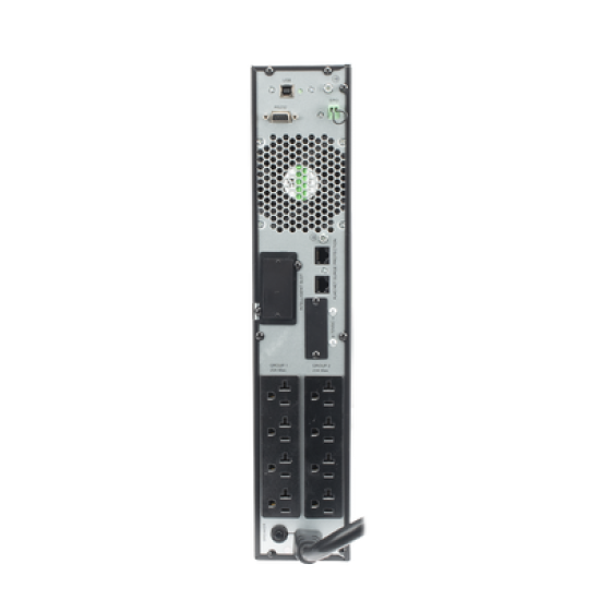 UPS de 3000VA/2700W / Topología On-Line Doble Conversión con Baterías Internas / Entrada y Salida de 120 Vca  / Pantalla LCD Configurable / Formato Rack o Torre / 8 Salidas