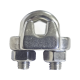 Nudo/ Perro/ Abrazadera Acero Forjado para Cable de 1/8