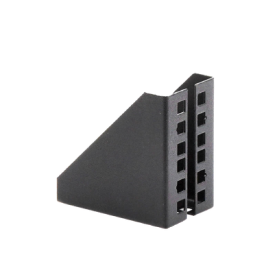 Par de Sujetadores para Instalación de Equipo Rackeable en Placa o Pared (hasta 2U), Puede soportar 10 Kg