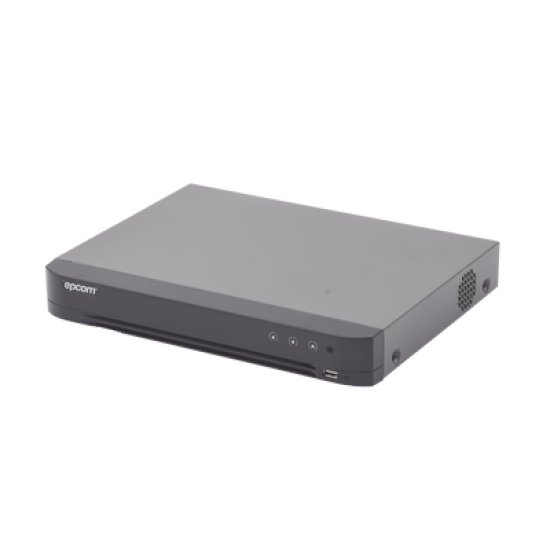 DVR 8 Canales TurboHD + 4 Canales IP / 5 Megapixel- 3K Lite / Acusense / Audio por Coaxitron / 1 Bahía de Disco Duro / Audio por Coaxitron / Evita Falsas Alarmas / Salida de Video en Full HD