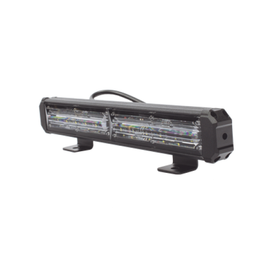 Barra de Luz de Advertencia, 2 Módulos de 6 LED, 11 Pulgadas Clara