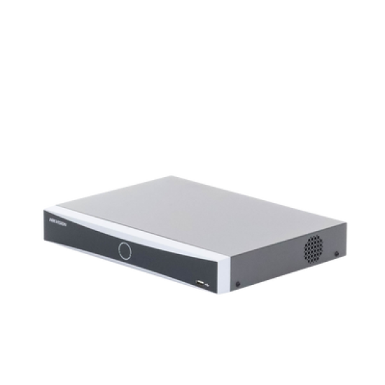 NVR 12 Megapixel (4K) / 16 canales IP / AcuSense (Evita Falsas Alarmas) / Reconocimiento Facial / 1 Bahía de Disco Duro  / HDMI en 4K / Sin Puertos PoE+