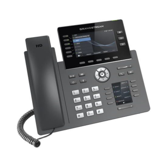 Teléfono IP Wi-Fi, Grado Operador, 6 líneas SIP con 6 cuentas, pantalla a color 4.3