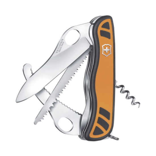 Navaja Victorinox Grande Hunter XT Grip Multiherramienta con Cachas y 6 Funciones. Hojas para una Mano.