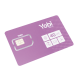 SIM Yobi para dispositivos móviles 3G/4G, 1GB Mensual por 1 año de servicio (solo datos)