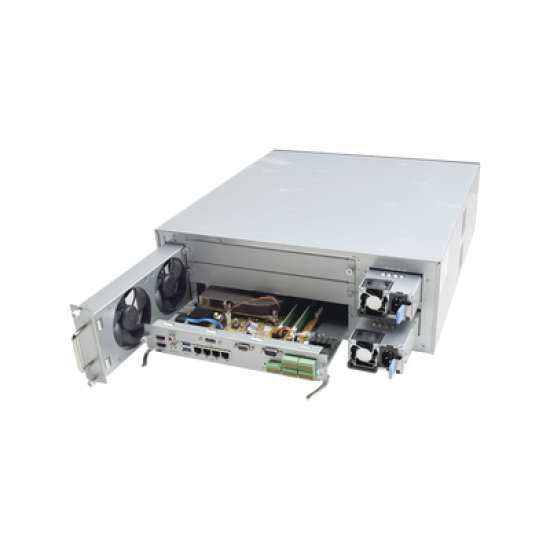 NVR 12 Megapixel (4K) / 256 canales IP / 16 Bahías de Disco Duro / 4 Puertos de Red / Soporta RAID con Hot Swap / NVR de Alto Desempeño