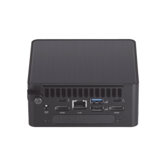 NUC / Asus / Mini PC Performance / Core i3 / 14a Generación / 1 X HDMI / 3 X USB / 1 X USB-C / WiFi 6 / Bluetooth / Memoria RAM, S.O y SSD o HDD No Incluido / Incluye Fuente