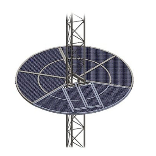 Sistema antiescala tipo sombrilla para torre STZ35. Sistema antiescala tipo sombrilla para torre STZ35.