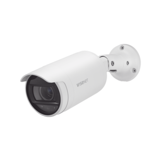 Cámara IP Tipo Bala 4 Megapíxel / Lente 3.3 a 10.3mm / IR 30M / WDR 120db / IP66 / H.265 & WiseStream / modo pasillo / POE 802.3af