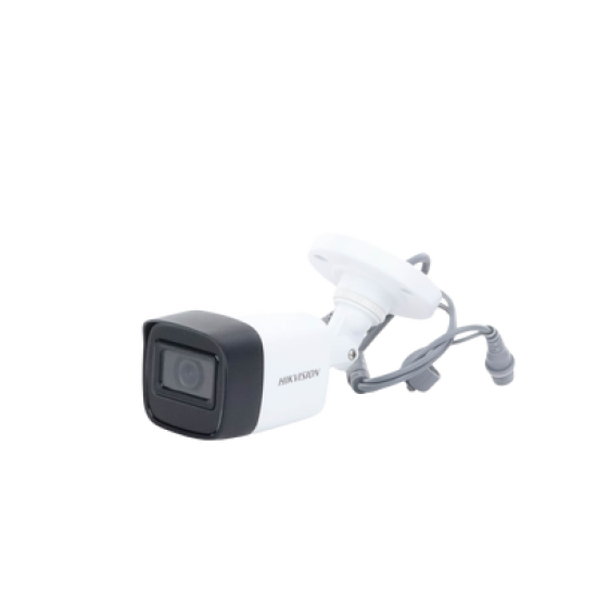 Bala TURBOHD 4K (8 Megapixel) / Gran Angular 102° / Lente 2.8 mm / Exterior IP67 / IR EXIR 30 mts / dWDR / Metal