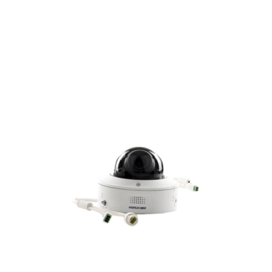 Domo IP 4 Megapixel / Lente Mot. 2.8 - 12 mm / 40 mts IR EXIR / IP67 / IK10 / H.265+ / Conteo de Personas por Detección de Rostro (Base de Datos) / WDR 140 dB / DeepinView / 2 Micrófonos Integrados