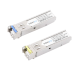 Transceptores Ópticos Bidireccionales SFP (Mini-Gbic) / Monomodo 1310 & 1550 nm / 1.25 Gbps / 1000BASE-BX / Conector LC/UPC Simplex / DDM / Hasta 40 km / 2 Piezas 