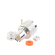 Conector N Macho de Rosca para RG-58/U, RG-142/U, Plata/ Oro/ Teflón.