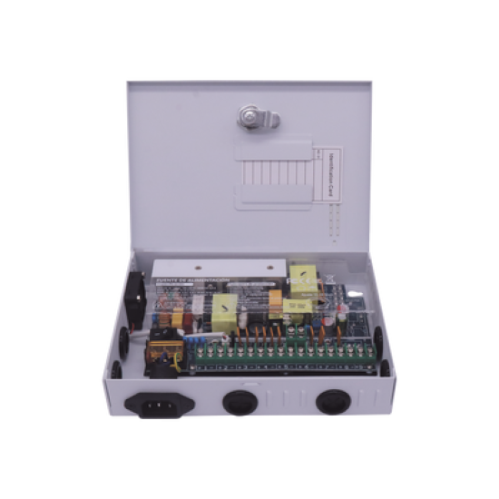 Fuente PREMIUM / 11-15 V / 9 canales / 16 A / Alta tecnología en seguridad / Doble ventilador / Hasta 1.8 Amperes por Salida / Filtro de ruido por canal / Diseño de alta gama.