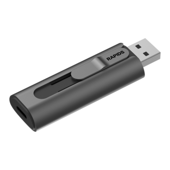 Memoria USB Dual impulsado por SSD Core / 256 GB / USB-C y USB-A / 560 MB/s de Escritura