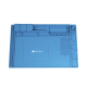 Tapete de silicona de 45 x 30 cm, resistente al calor con áreas magnéticas y de almacenamiento de componentes, ideal para la reparación de equipos y tarjetas electrónicas.
