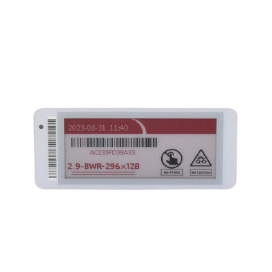 Etiqueta de Tinta Electrónica / ESL / 2.9 Pulgadas / Uso en Estantes / Bluetooth
