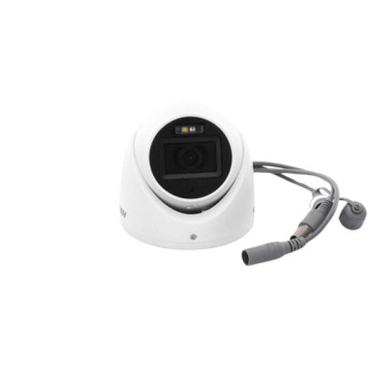 [Dual Light + ColorVu] Turret TURBOHD 3K (5 Megapixel) / Lente 2.8 mm / 30 mts IR + 20 mts Luz Blanca / Gran Angular 104.9° / Exterior IP67 / Micrófono Integrado / dWDR / 4 Tecnologías / Metal