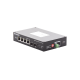 Switch Industrial No Administrable Gigabit / 3 Puertos Gigabit PoE+ (30 W) + 1 Puerto Gigabit PoE++ (60 W) / 2 Puertos SFP / 65 W Total / 48 a 57 VCD / Ideal para Proyectos / 300 Metros de Distancia