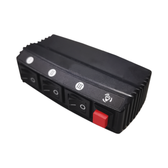 Switch de 4 interruptores para Encendido/Apagado y Control de patrones de destello