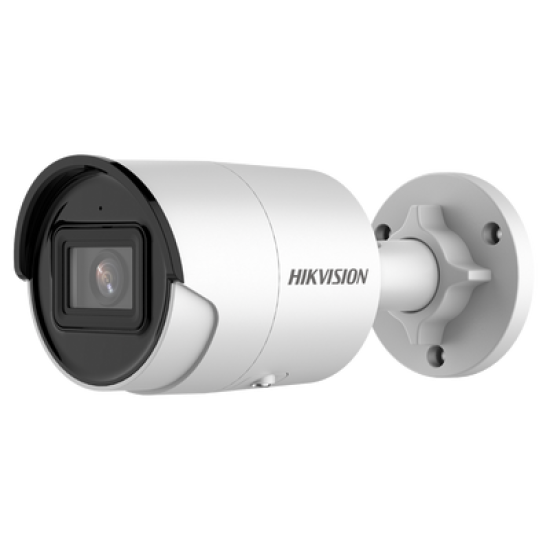 Bala IP 2 Megapixel / Lente 2.8 mm / 40 mts IR EXIR / ACUSENSE (Evita Falsas Alarmas) / Exterior IP67 / WDR 120 dB / PoE / Micrófono Integrado / Metal  / MicroSD / ONVIF / ACUSEARCH
