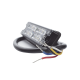Luz Perimetral, 12 LED Ultra Brillantes, Color Rojo / Claro