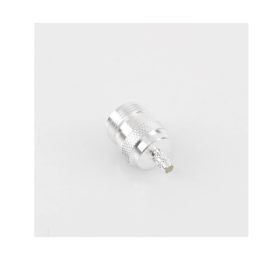 Conector N Hembra de anillo plegable para cables RG-142/U, LMR-195.