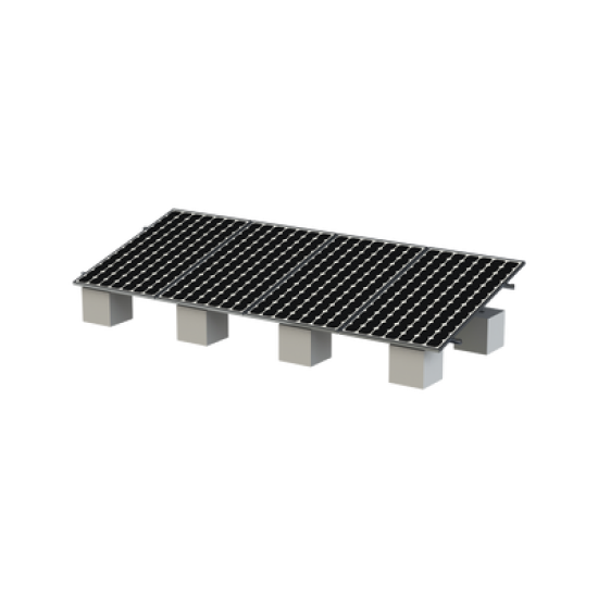 Montaje para Panel Solar, Riel 