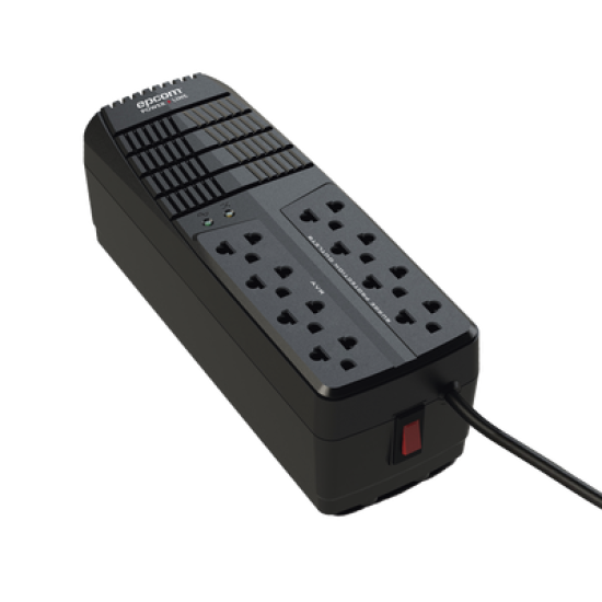 Regulador de Voltaje 2000 VA-1000 W / 4 Contactos con AVR / 4 Contactos con Supresor de Picos / Protección RJ11