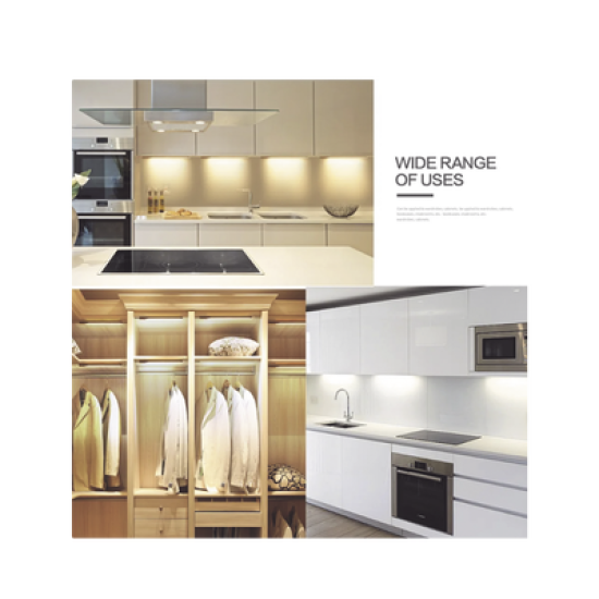 Luminario LED Tipo Regleta / 572 x 24 x 24 mm / 127 Vca / Luz Blanca 6 500 K / 900 lm.