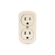Contacto Dúplex 127 Vca, 15 A Max. Para Sobreponer (Sin perforar la superficie).
