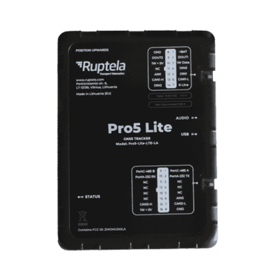 Rastreador 4G LTE CAT1/ Audio 2 vias / Sensores Bluetooth / Vehiculos ligeros / Vehiculos pesados / Lectura CAN, OBD y LCV /  RFID