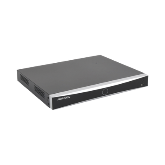 NVR 12 Megapixel (4K) / Reconocimiento Facial / 16 Canales IP / 16 Puertos PoE+ / 2 Bahías de Disco Duro / Filtro de Falsas Alarmas / Detección de Cuerpo Humano y Vehículos / Time Lapse